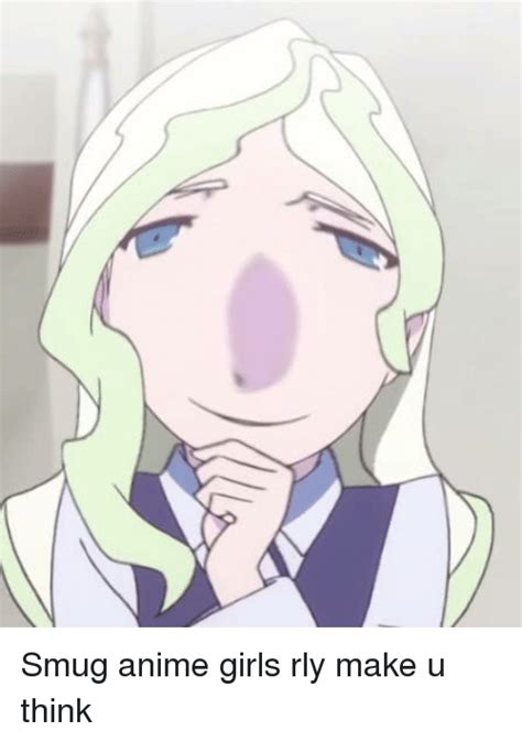 25 Best Memes About Smug Anime Girls Smug Anime Girls Memes