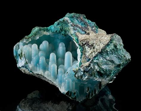 Chalcedony On Chrysocolla Stalactites Rocks And Minerals Minerals
