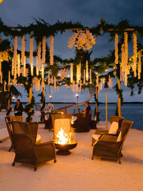 Florida Keys Wedding Florida Keys Venue Blue Water Weddings A Fire