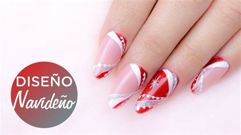 Guía real para la mujer actual. Diseño de uñas para Navidad / Tutorial Nailart / Paso a paso - YouTube
