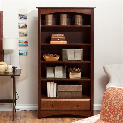 5 Shelf Bookcase With Drawer Davinci Roxanne