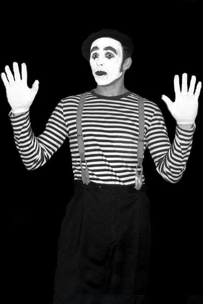 A Mime Is Like Edgar Doesn T Talk And Displays Maybe With Some