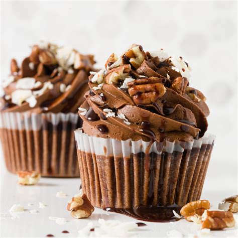 I like to hull out the center of my cupcakes and add a teaspoon inside, but not required. German Chocolate Cupcakes Filled with German Chocolate ...