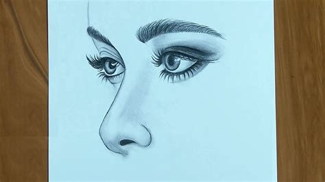 How To Draw Eyes And Nose With Pencil Nose Drawing Eye Drawing Drawings