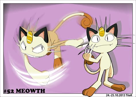 Meowth By Maddokagami On Deviantart Pokemon Pokemon Meowth Animated