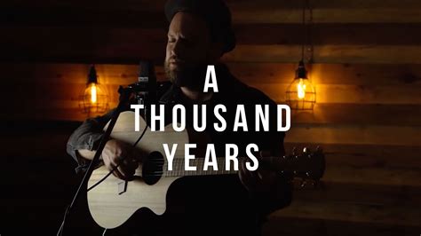 Christina Perri A Thousand Years Acoustic Cover Youtube