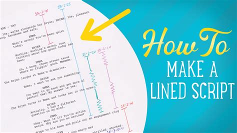 How To Make A Lined Script — Film It Yourself