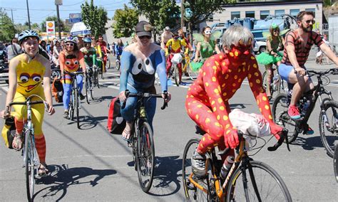 Seattle Fremont Solstice Parade 2015 Naked Cyclists Flickr