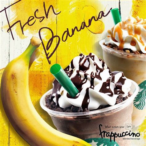 Starbucks Fresh Banana And Chocolate Cream Frappuccino フラプチーノ