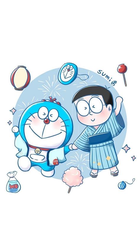 Doraemon 캐릭터배경화면 도라에몽 아이폰배경화면 고화질 วอลเปเปอร์การ์ตูนน่ารัก การออกแบบ