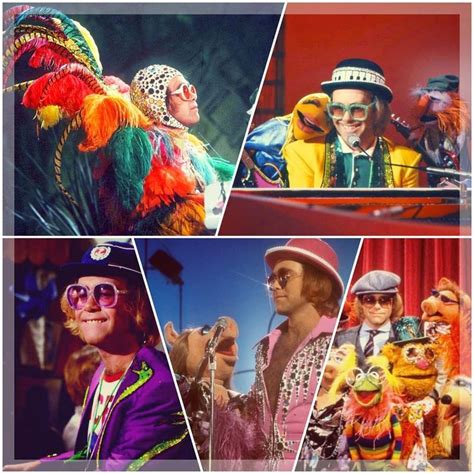 Elton In The Muppets Show In 1977 I Love All The Outfits From Here😍