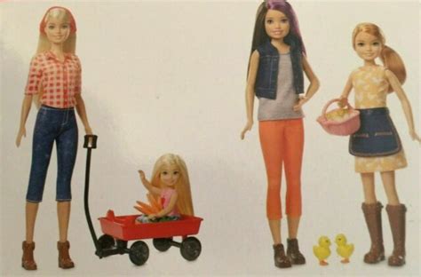 Barbie Gck85 Sweet Orchard Farm Skipper And Stacie Dolls And Basket For Sale Online Ebay