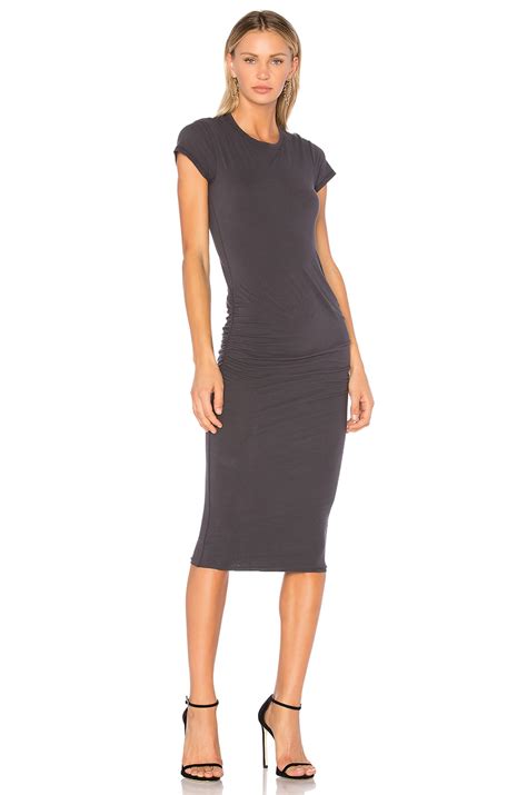James Perse Classic Skinny Dress In Indian Ink REVOLVE