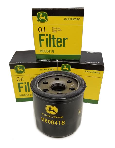 John Deere Original Equipment Oil Filter (4 PACK) - M806418 - Walmart.com