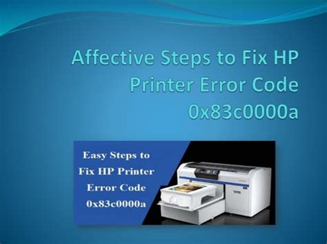 How To Fix Hp Printer Error Code E By Ronan Smith Issuu