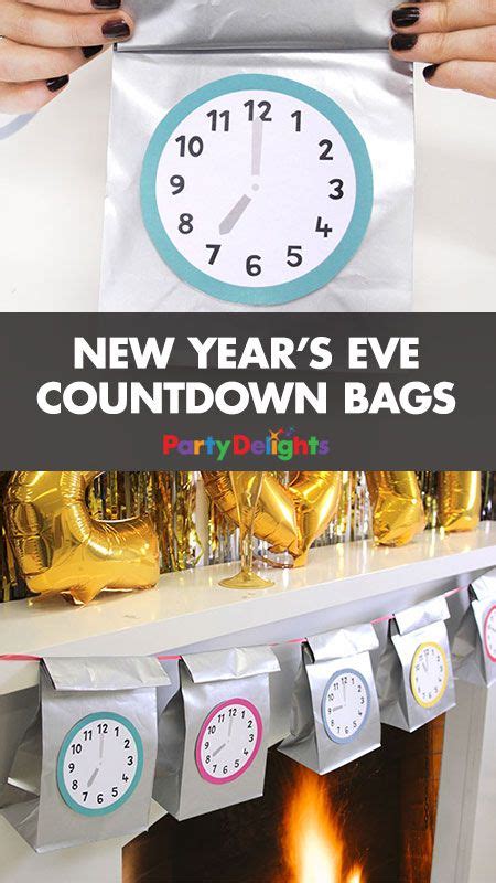 New Years Eve Countdown Bags New Years Eve Countdown New Years