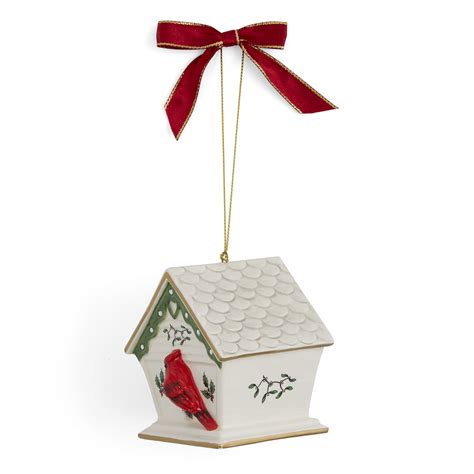 Spode 2023 Christmas Tree Birdhouse Ornament