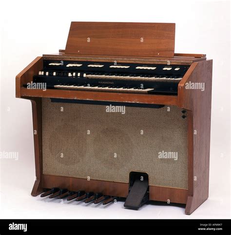 Music Instruments Organs Hammond Organ Instrument Stock Photo
