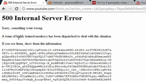 Wtf Error 500 Monkeys Youtube