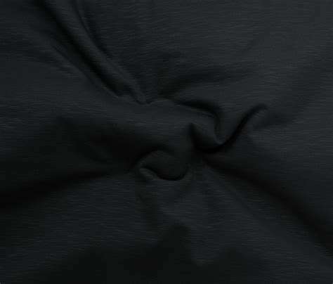 Textured Organic Cottonspandex Jersey Black Stonemountain