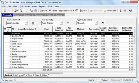 Fixed Asset Inventory Template Asset Management Spreadsheet Template
