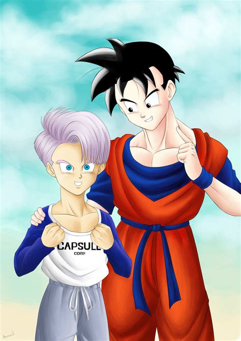 Future Gohan And Trunks Fanart By Adrianeh On Deviantart