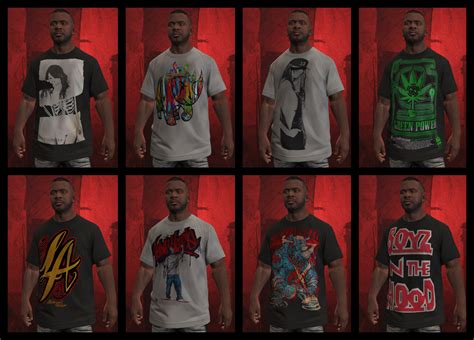 Franklin Big Clothes Pack Gta Mods Com