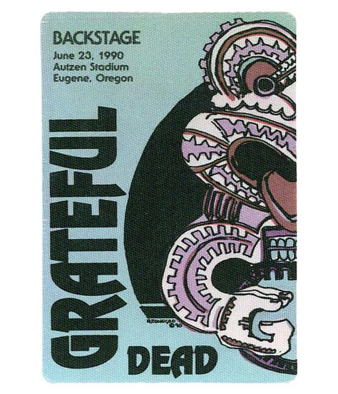 The Vault Grateful Dead 1990 06-23 Backstage Pass Liquid Blue