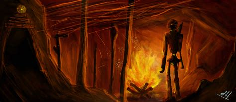 Cave stalactites stalagmites water reflection mirror pictures 3840×2160. Fire Cave: Digipaint by ChubbaART on DeviantArt