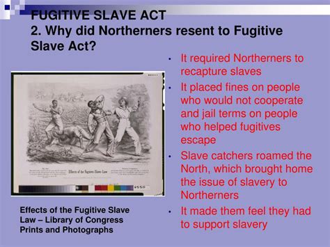 Ppt Section 2 The Crisis Deepens Find Out How The Fugitive Slave