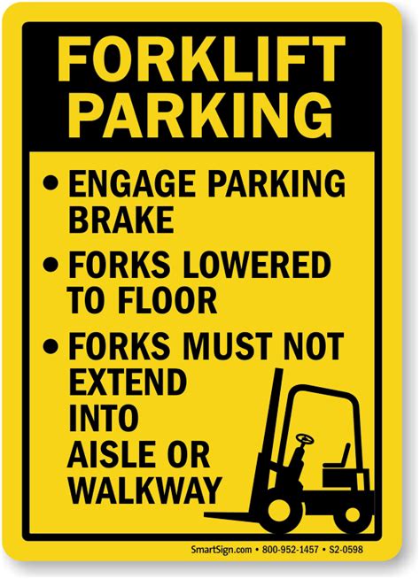 forklift area signs forklift area  clear signs