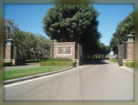 One Ford Road Newport Beach California Entrance Signage Entrance
