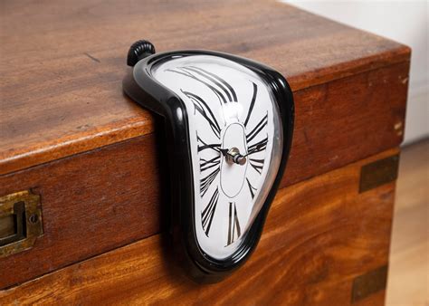 Dali Melting Clock Real Working Clock Surrealism Décor Etsy Australia