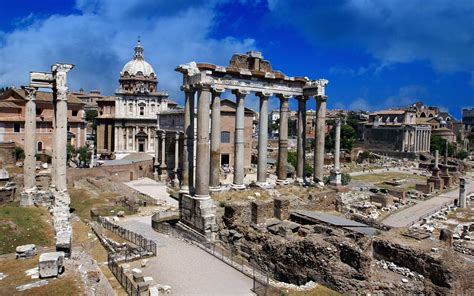 Roman Forum Attraction Wallpaper Travel Hd Wallpapers