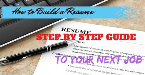How To Build A Resume Step By Step Guide To Your Next Job Wisestep