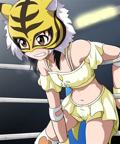 Takaoka Haruna And Spring Tiger Tiger Mask And 1 More Drawn By