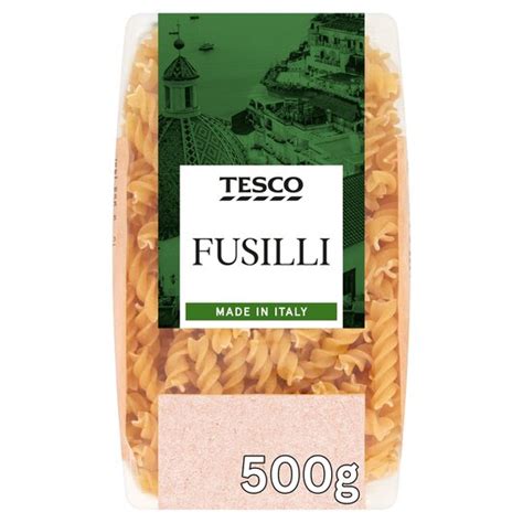 Tesco Fusilli Pasta 500g Tesco Groceries