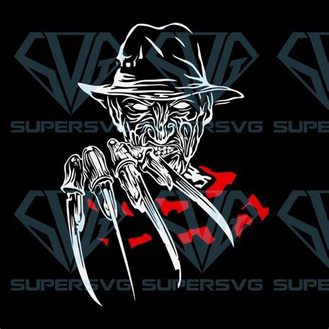 Freddy Krueger Svg Horror Movie Killers Svg The Nightmare On Elm