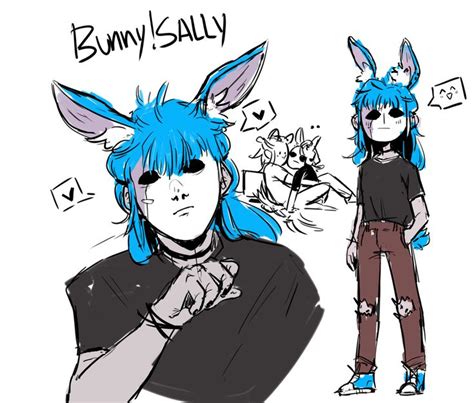 Bunny Sally Face Sallyface Sally Face Game Sally Man Character Art