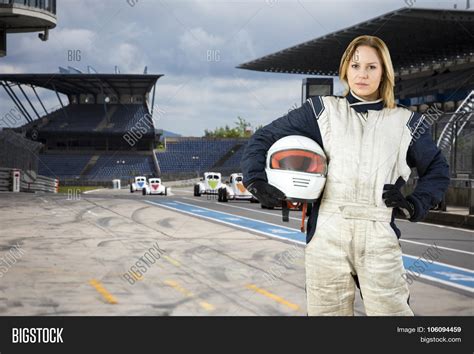 Female Race Car Driver Image And Photo Free Trial Bigstock