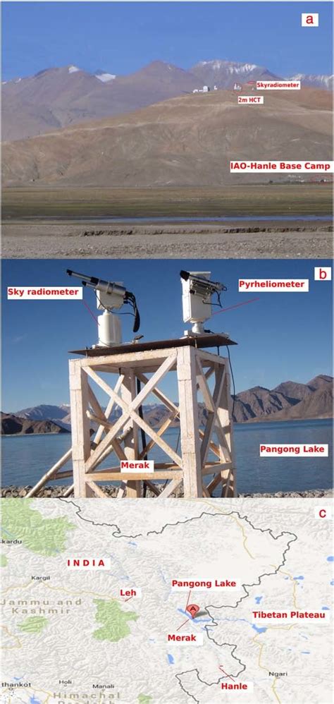 A Panoramic View Of The Observing Stations A Iao Hanle Sky