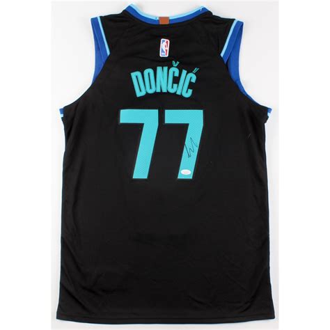This is not the first time doncic has assaulted his own uniform. Luka Doncic Signed Dallas Mavericks Jersey (JSA COA ...