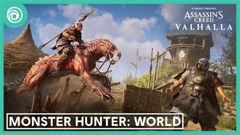 Assassins Creed Valhalla La Collaboration Avec Monster Hunter World