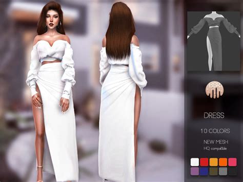 Dress Bd107 By Busra Tr At Tsr Sims 4 Updates