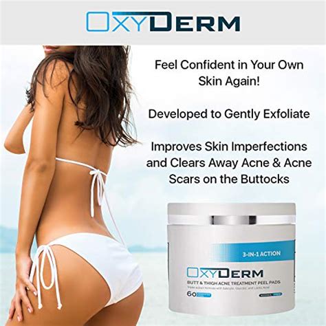Butt Acne Clearing Treatment Peel Pads Exfoliating Pads To Eliminate Acne Causing Bacteria