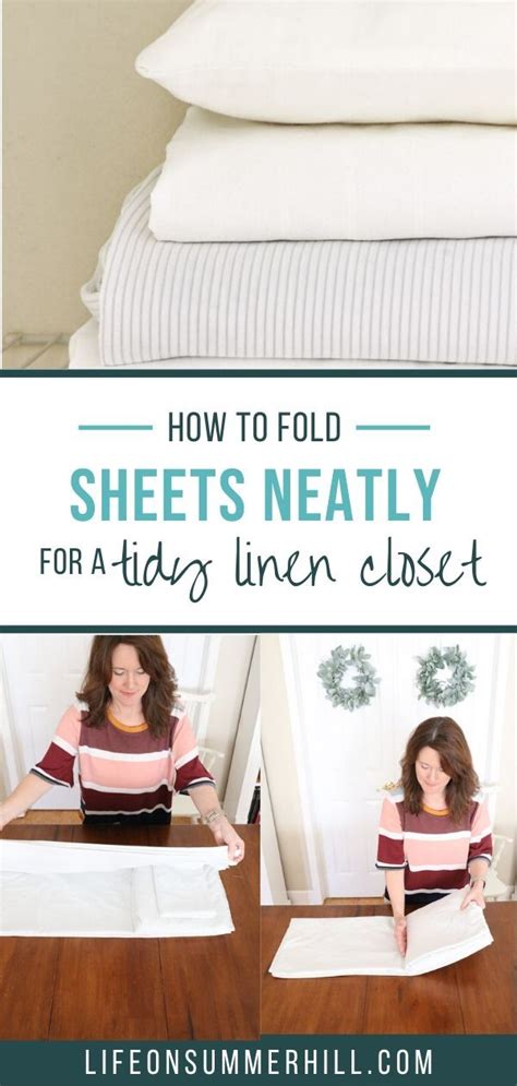 See likewise various other special 24 lovely how to fold sheets to fit in pillow case listed below here! HOW TO FOLD BED SHEETS NEATLY TO STORE IN YOUR LINEN CLOSET | Fold bed sheets, How to fold ...