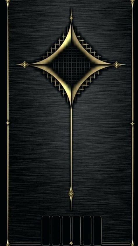 Classy Iphone Wallpaper Black And Gold Geometric Wallpaper Black