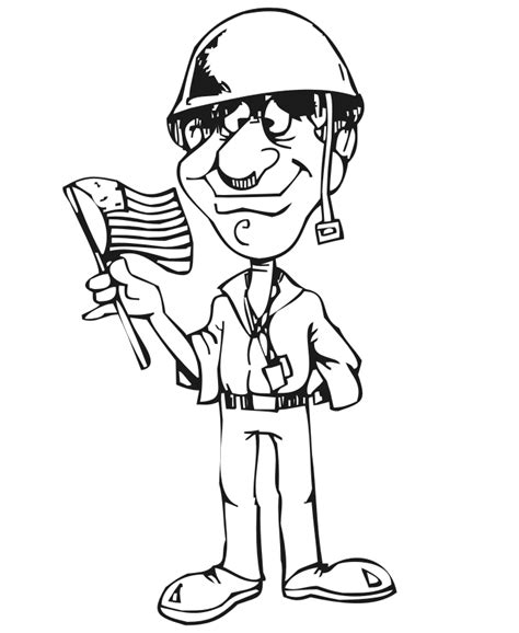 Soldier Coloring Pages For Kids Coloring Home