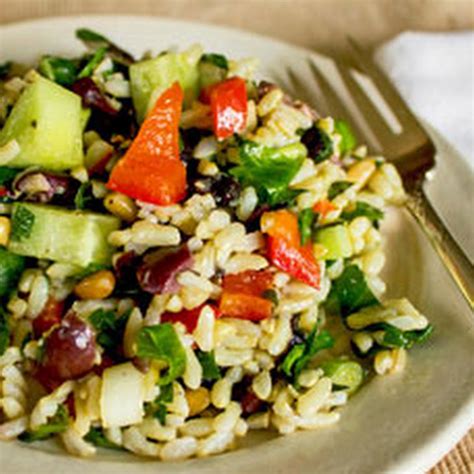 Mediterranean Rice Salad Recipe And Video