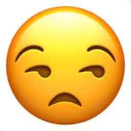 Available in png and vector. Unamused Face Emoji (U+1F612)